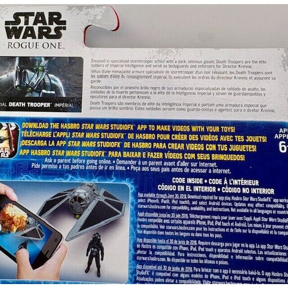 Star Wars Rogue One Imperial Death Trooper 3.75" Action Figure Hasbro - Picture 3 of 4